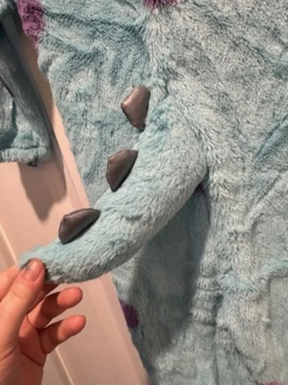 Spirit Disney Pixar Monsters Inc Sulley Toddler Hooded Costume 3T-4T